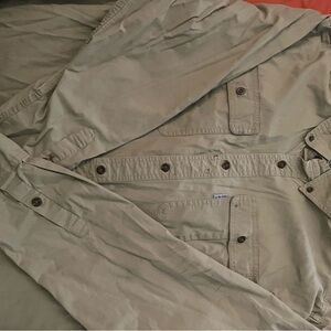 Carhartt Khaki Green Work Shirt